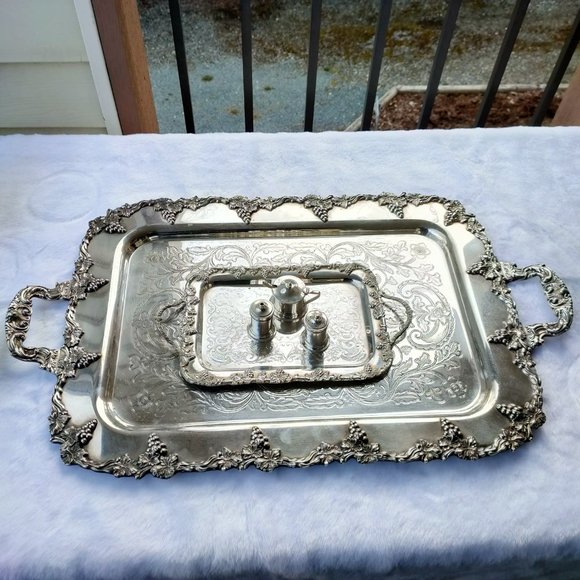 Old English Silver Set Reproduction - Picture 3 of 10